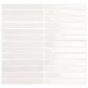 Плитка Amadis мозаика 30x28 Short Stick Blanco Multitono Gloss 8436552229385