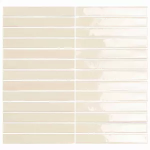 Плитка Amadis мозаика 30x28 Short Stick Ivory Gloss 8436552229446