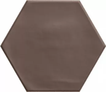 Плитка Керамогранит Ceramica Ribesalbes Geometry Hex Brown Matt 17.3x15 PT03151