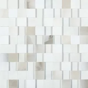 Плитка Rex Ceramiche 30x30 мозаика ALABASTRI SMERALDO MOSAICO 3D LAP 3X3 RET полированная