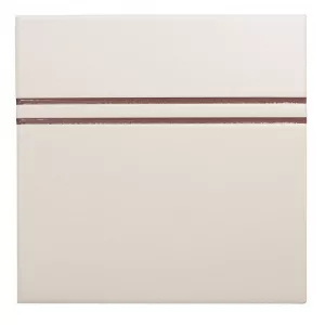 Плитка Wow керамогранит 15x15 Point & Dash DASH Neutral Burgundy 126516