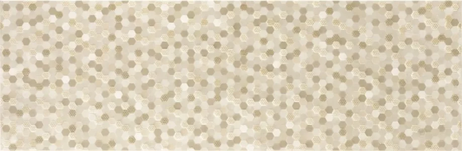 Плитка Керамическая плитка 90x30 Dune Imperiale Hexagons 187151N глянцевый бежевый