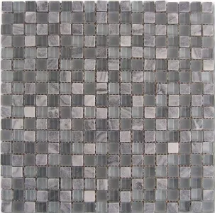 Плитка Dune 29x29 мозаика Mosaico Grey-Glass матовый серый