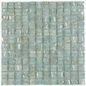 Плитка Мозаика 30x30 Dune Glass Mosaics Cayman Nacar 185396 глянцевый голубой