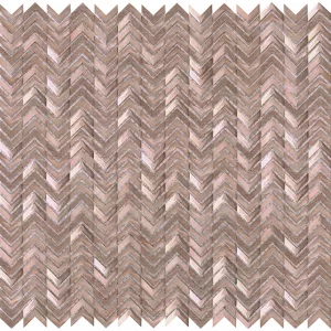 Плитка L'antic Colonial 30x30 мозаика Gravity Aluminium Arrow Rose Gold глянцевый розовое золото