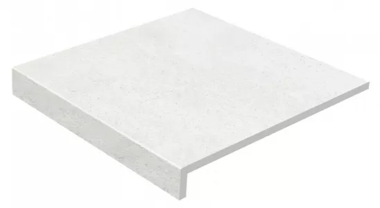 Плитка Ступень фронтальная Gres de Aragon 31.5x30 Urban Anti Slip Rect. Blanco противоскользящая