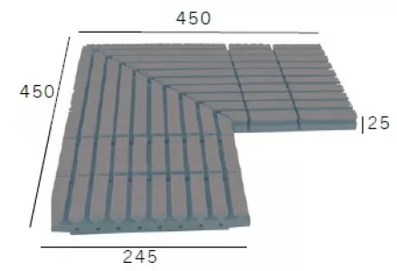 Плитка 45x45 Gresmanc Piscinas