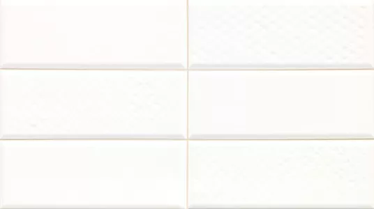 Плитка Porcelanosa 44x25 керамическая Granada White глянцевый белый