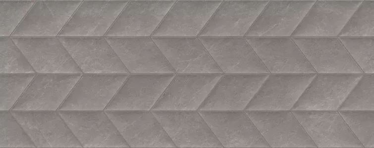 Плитка Porcelanosa 150x60 керамическая Mystic Grey Spiga матовый серый