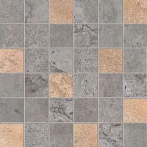 Плитка Abk 30x30 мозаика ALPES RAW MOS.QUADR.GLAM LEAD матовая