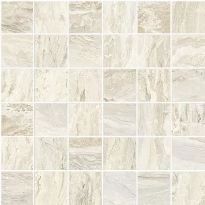 Керамогранит 10x10 Ascot Mosaico Gemstone Ivory Lux Чип глянцевая