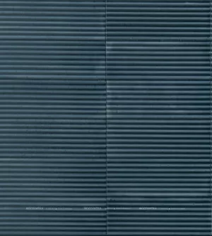 Плитка керамогранит Marazzi Rice Blu Strutt. Pleat 3D Lux M96L 20x8 глянцевая