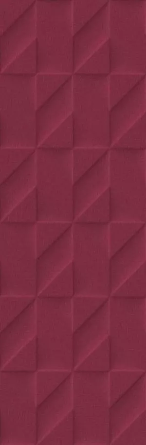 Плитка Marazzi Outfit Red Struttura Tetris 3D M12C 76x25 матовая