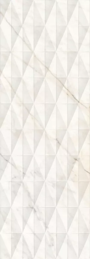 Плитка Marazzi Allmarble Wall Golden White Struttura Pave Lux 3D M71S 120x40 глянцевая