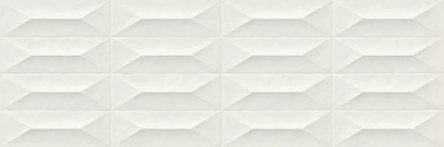 Плитка Marazzi Colorplay White Struttura Cabochon 3D Rett. M4KT 90x30 матовая