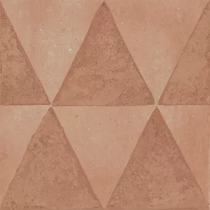 Плитка Marazzi Artcraft Керамогранит Cotto Decoro Triangoli 20x20 матовая