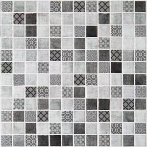 Плитка Мозаика 31.6x31.6 Mosavit Graphic Decor Riviere Gris