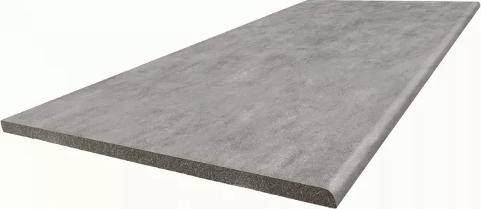 Плитка New Tiles ступень 120x33 Multistep Concrete Marengo матовая