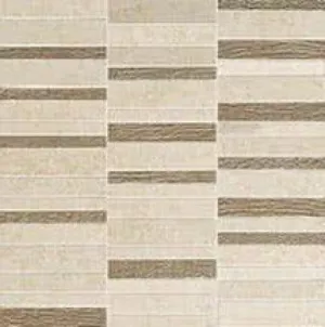 Плитка Fap Ceramiche 31x31 MELTIN TRATTO SABBIA MOSAICO fKSP fksp с рельефом