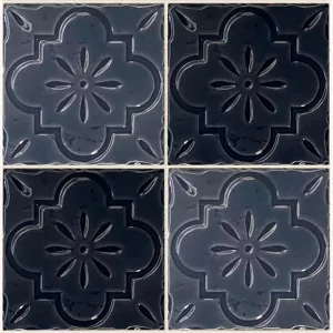 Плитка Ceramiche Grazia настенная 13x13 Shades Of Art Giralda Denim GIRA3