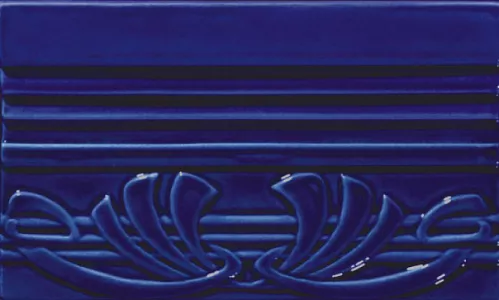 Плитка Ceramiche Grazia Epoque Terminale Deco Cobalt Craquele 20x12 TED9