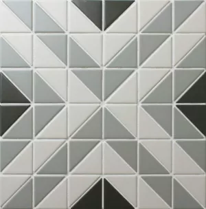 Плитка Starmosaic 28x28 керамическая мозаика Albion Cube Olive матовая