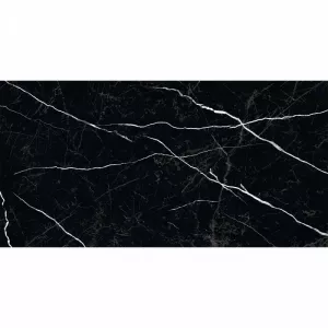 Плитка Staro 120x60 керамогранит Palacio Nero Marquina High Gloss полированная зеркальная