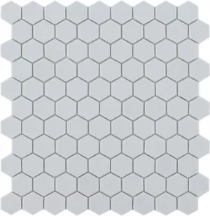 Плитка Vidrepur 32x31 стеклянная мозаика Hexagon Hex Nordic № 909 матовая