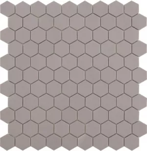 Плитка Vidrepur 32x32 стеклянная мозаика Hexagon Nordic № 926 Беж матовая