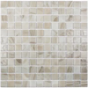 Плитка Vidrepur 32x32 стеклянная мозаика Nature 5601 Sea Salt глянцевая