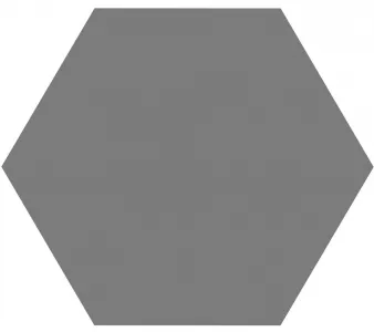 Плитка для пола керамогранит ITT Ceramic 27x23 Hexa Grey матовая