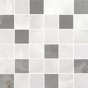 Плитка напольная Azori 30x30 Мозаика OPALE GREY MOSAIC 11 шт