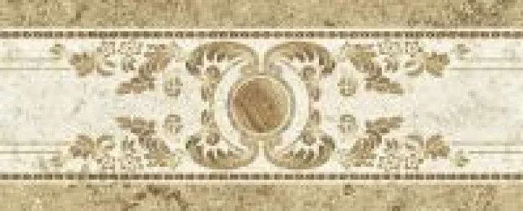 Плитка керамическая бордюр 30x12 Eurotile Rus Anika 292 глянцевая