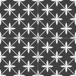 Плитка для пола керамогранит Prissmacer 45x45 STAR Black Pre матовая