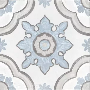 Плитка Керамогранит 20x20 Cifre Ceramica Adobe Decor Basma White гладкая матовая разноцветный