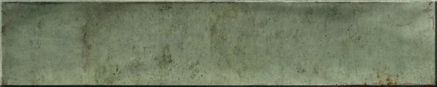 Плитка 25x5 Cifre Ceramica Nautalis Green Brillo глянцевая