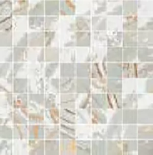 Плитка мозаика керамогранит Ceramiche Brennero 30x30 Mosaico Nebulosa mix grey лаппатированная