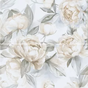 Плитка Staro Slim 120x60 керамогранит Decors Elite Peonies Decor A+B Matt 2 Шт В Компл матовая