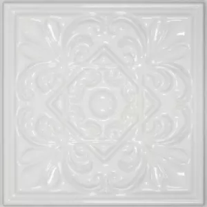 Плитка Cevica Classic 1 White Zinc глянцевая 15x15